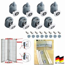 8x rullo porta doccia rulli