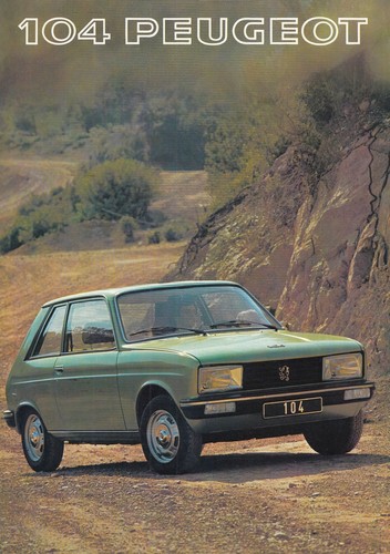 Peugeot 104 depoca piccola - depoca,