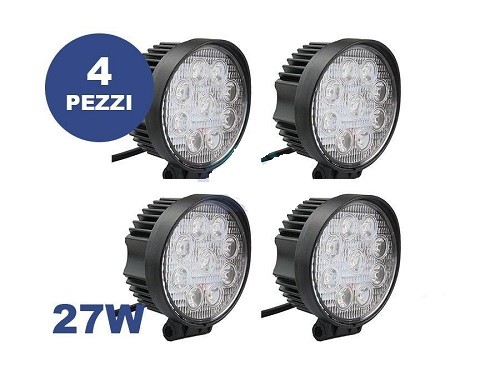 Kit pezzi faro tondo - pezzi, x4