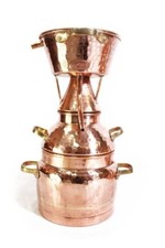 CopperGarden 10 litri distillatore ALQUITARA | 3 setacci per idrolati e oli essenziali