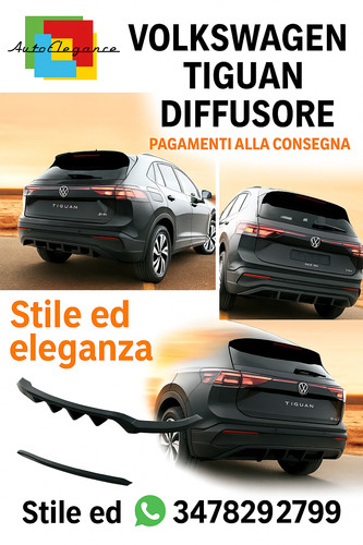 Splitter posteriore con - posteriore, (con