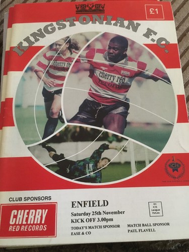 Kingstonian enfield 1995 96 - enfield, 1995/96
