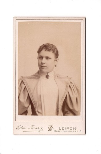 Foto cdv ritratto - donna,