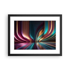 Poster 40x30cm Linee Onde