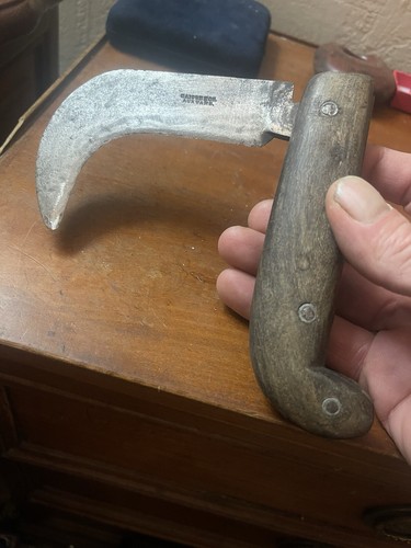 Ancien couteau pliant serpette - pliant,