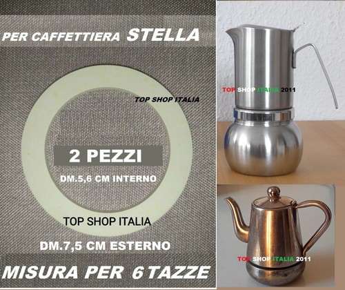 Pezzi guarnizione tazze - 2, 6