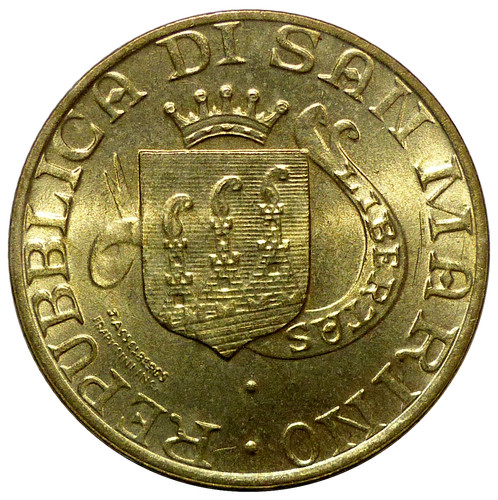 San marino 200 - lire, 1989