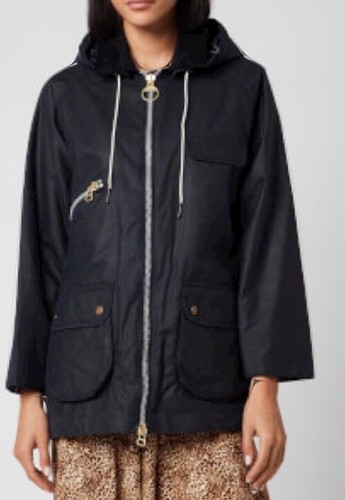 Giacca cerata viola barbour - giacca,