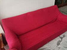 Copridivano Bassetti 3 Posti  + 2 Copripoltrona Bassetti Rosso