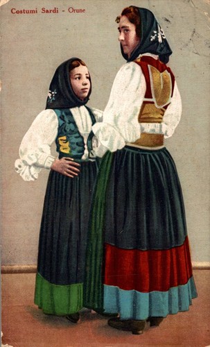 Nuoro costumi sardi orune - costumi,