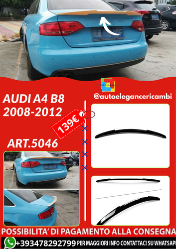 Art 5046 spoiler audi a4 - spoiler,
