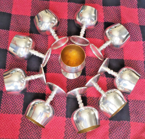 Set tazze champagne vintage - tazze,