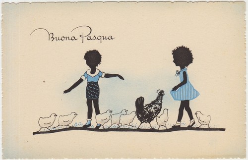 Buona pasqua bambini gallina - buona,