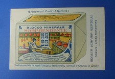 Cartolina pubblicità Società Ceraria Bertelli Firenze Sesto Fiorentino Blocco