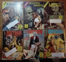 Lotto blocco I NOTTURNI n° 4 5 7 10 11 22 Edifumetto fumetti erotici sexy horror