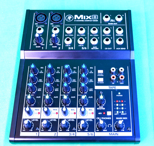 Mackie mix8 mixer analogico - analogico, 8