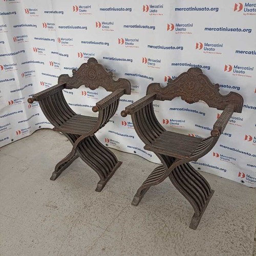 Coppia sedie antiche - coppia,