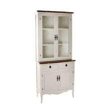 MOBILE CREDENZA PROVENZALE SHABBY CHIC LEGNO BIANCO ROMANTICA 88x30H197