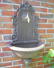 Fontana parete giardino - fontana, da