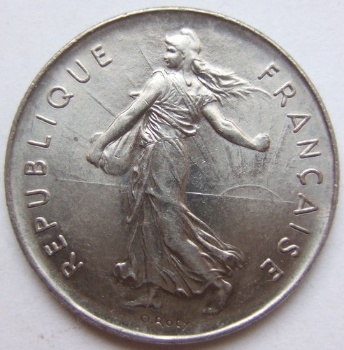 Moneta repubblica francese - moneta, 5