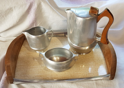 Picquot ware magnalium - magnalium, cast