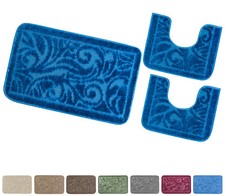 Tappeto Bagno Parure Set 3