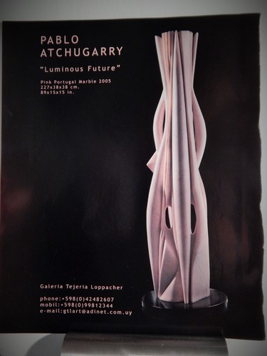 Pablo atchugarry pezzo arte - pablo,