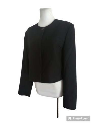 Blazer pendleton nero cropped - blazer,
