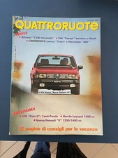 RIVISTA QUATTRORUOTE LUGLIO
