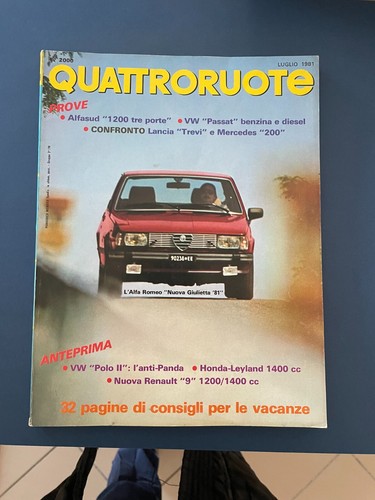 Rivista quattroruote luglio - quattroruote,
