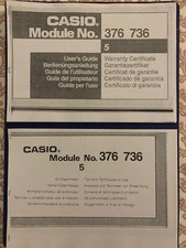 Casio ARW320 Modulo 376  Copia Libretti  istruzioni user's guide ITA in Italiano