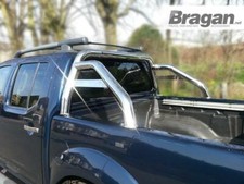 Barra Rollio per Nissan Navara D40 2005 - 2016 Acciaio Inox Lucidato Accessori