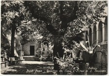 SUBIACO - ROMA - SACRO SPECO - GIARDINO DEI CORVI E STATUA S. BENEDETTO -58101-