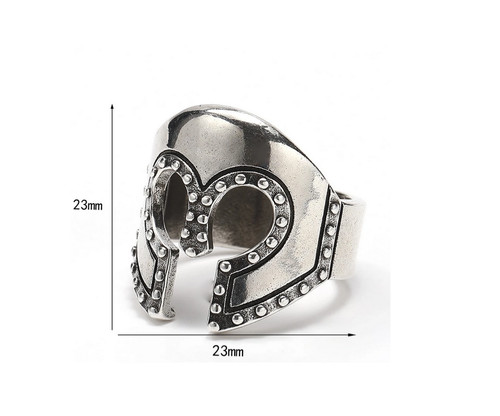 Anello uomo maschera faraone - anello,