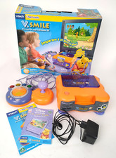 Console V-Tech V.SMILE+Controller+4Cartucce Gioco DISNEY+Alimentatore in BOX-72T