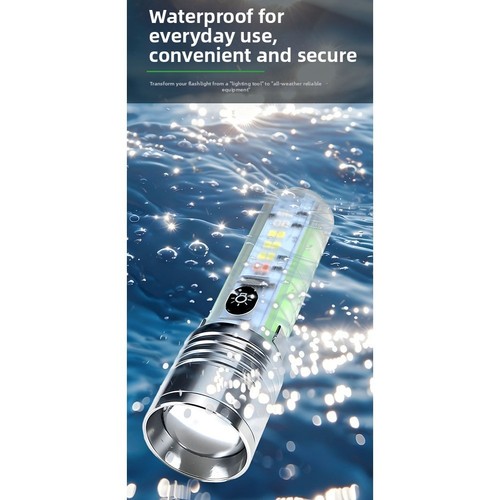 Torcia led ricaricabile - torcia,