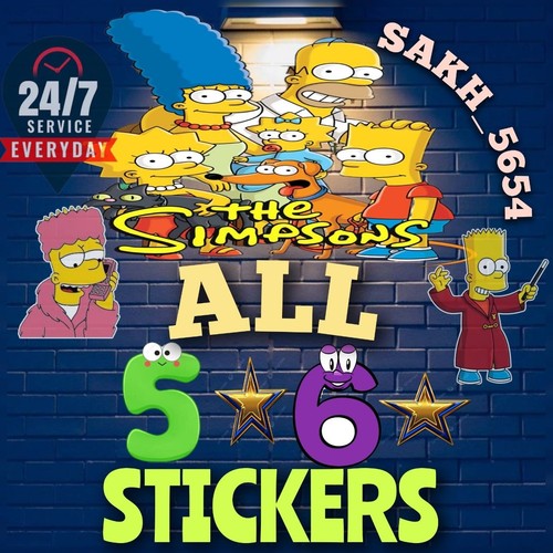 Tutti gli adesivi - , 5&6⭐️