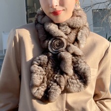 Sciarpa donna vera pelliccia