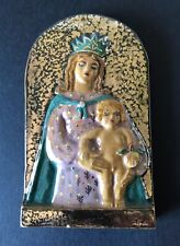 Arte Sarda Federico Melis Piastra Ceramica icona Maternità Sardegna 900