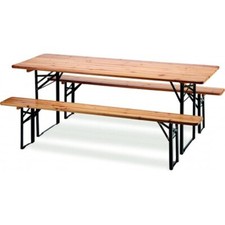 SET BIRRERIA TAVOLO + 2 PANCHE