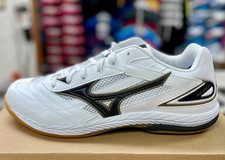 Scarpe da ping pong Mizuno Wave Drive 9 unisex indoor bianche nuove con etichette 81GA220552
