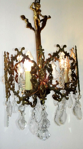 Lampadario art déco anni - dÉco, 50