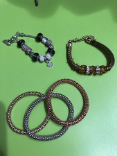 Bracciale Bracciali Donna Ragazza Bambina Pezzi 5 Nuovi Novità Stock Accessori