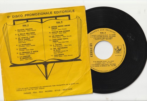 Disco promozionale 6 - disco,