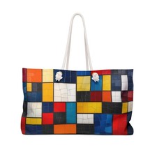 Borsa da weekend geometrica