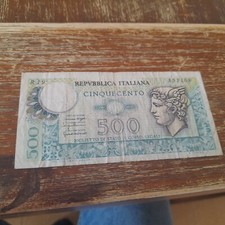 Rara 500 lire di carta 1976 Fior Di Conio