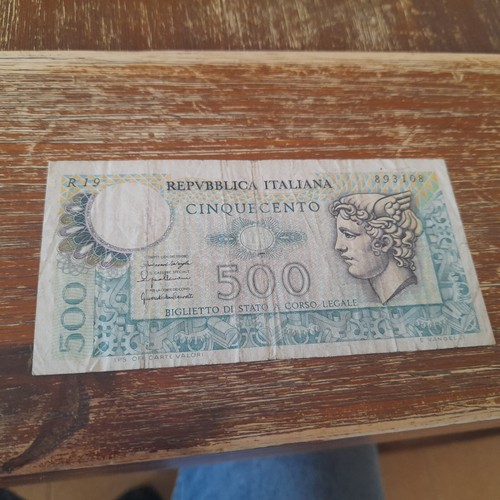 Rara 500 lire carta - rara,