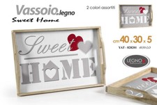 VASSOIO IN LEGNO CON MANICI