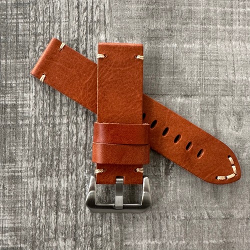 Cinturino pelle marrone tan - in,