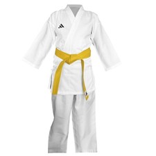 Tuta Karate Adidas Adulto WKF Omologata K150 Kumite Bianca Uniforme Studente Gi